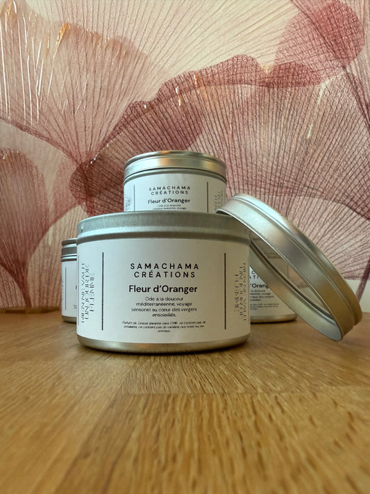 Bougie parfumée FLEUR D’ORANGER 190gr