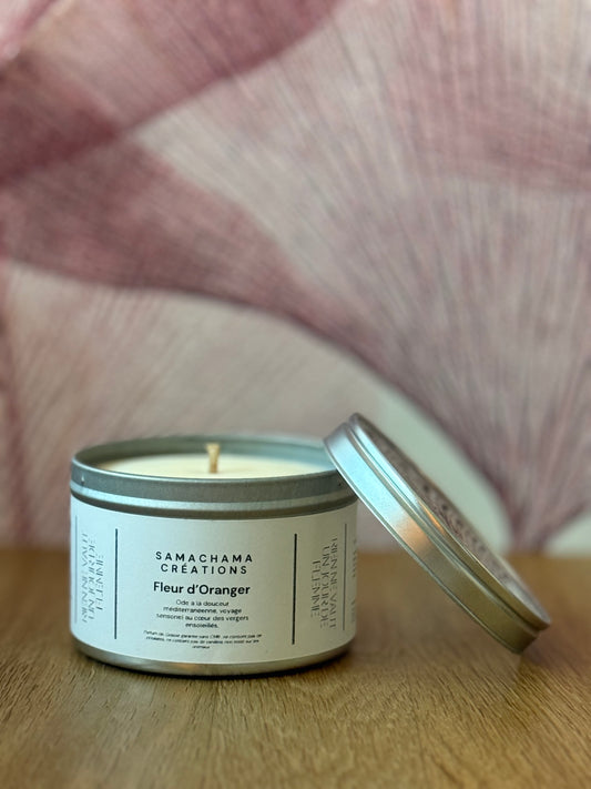 Bougie parfumée FLEUR D’ORANGER 190gr
