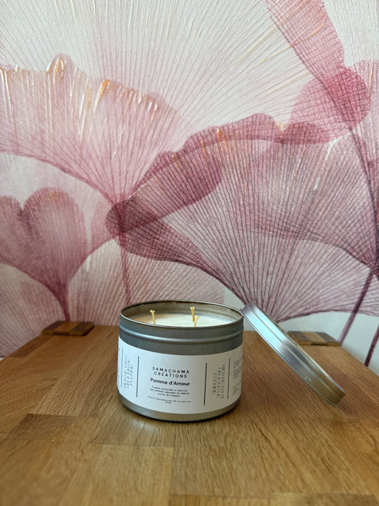 Bougie parfumée POMME D’AMOUR 310gr