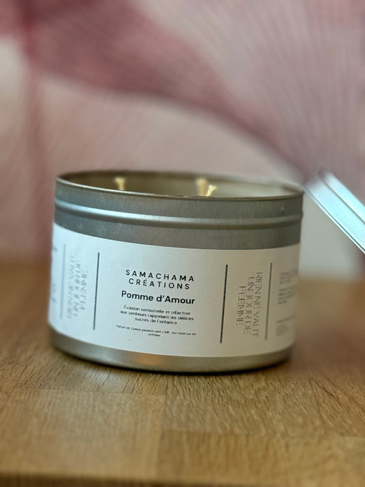Bougie parfumée POMME D’AMOUR 310gr