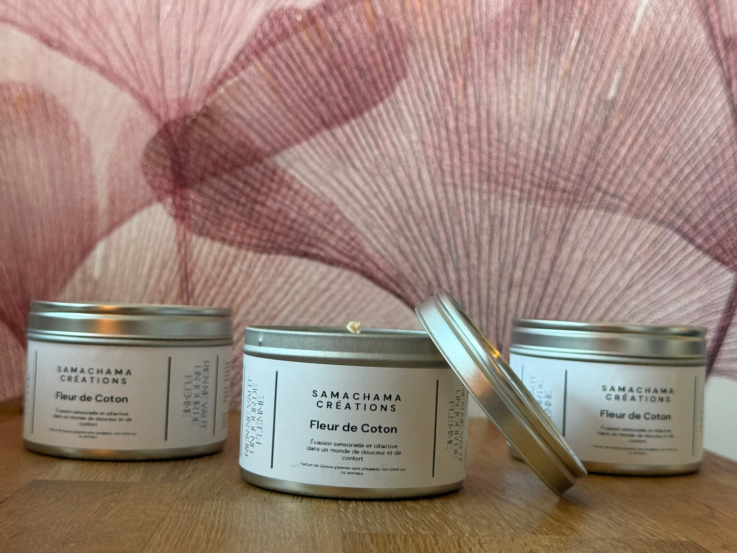 Bougie parfumée FLEUR DE COTON 190gr