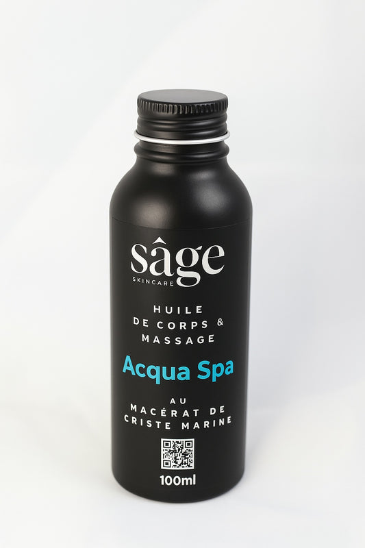 Bouteille huile massage Acqua Spa