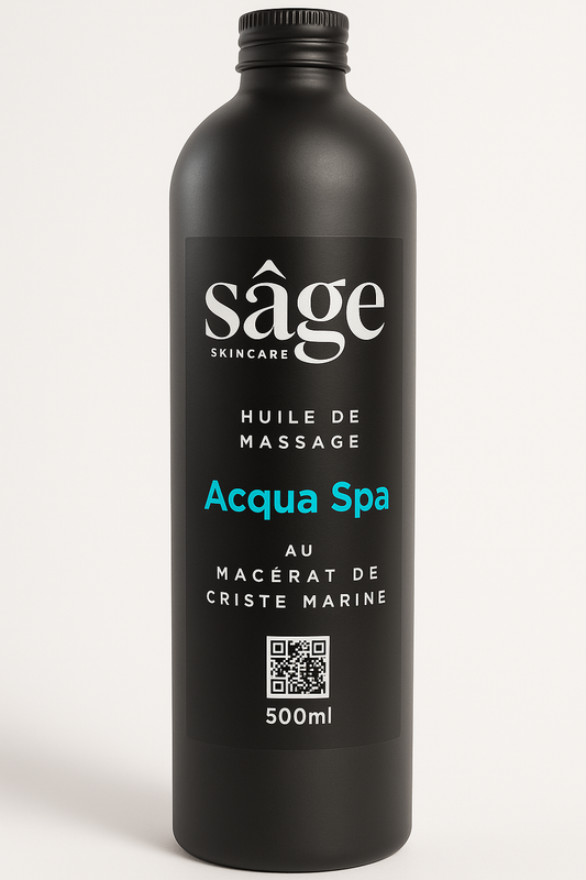 Bouteille huile massage Acqua Spa 500ml