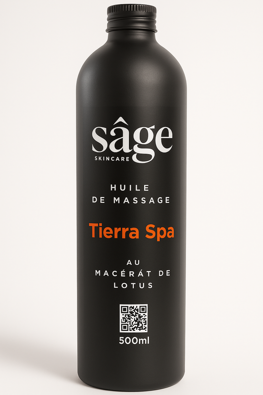 Bouteille huile massage Tierra Spa 500ml