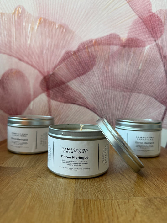 Bougie parfumée CITRON MERINGUÉ 190gr
